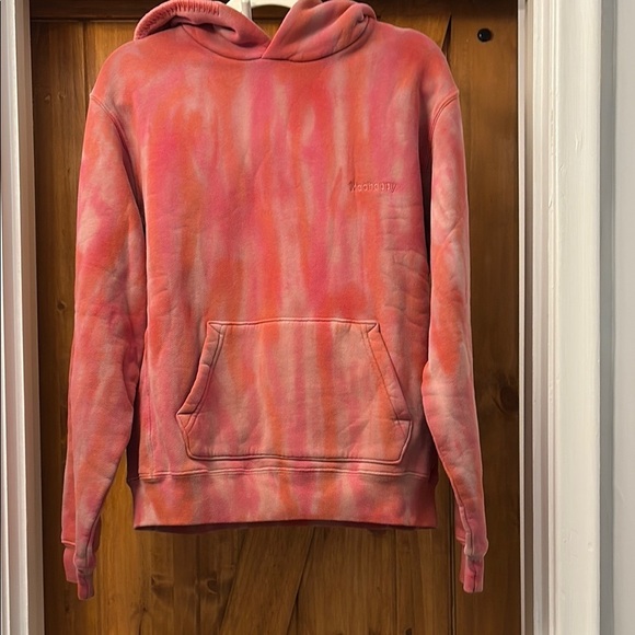 Madhappy Tops - Madhappy Límite Tie Dye Fleece Hoody. Ruby Unisex size Small NWT